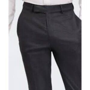 Kenneth Cole Reaction Techni-Cole Slim Fit Black Performance Pants 38X34 Preppy